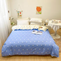 Cubierta De Edredón Microfibra 150x200cm Cubierta De Edredón Individual Con Estampado De Corazón Y Rayas Cuadradas Para Uso Doméstico Y Hotelero - details 9