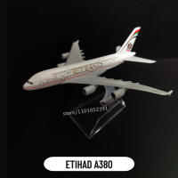 Replica De Avión De Metal Escala 1:400 Modelos Diecast De Aerolíneas Etihad A380 Boeing Airbus Para Coleccionistas Y Juguetes Para Niños - details 0