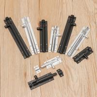 Cerradura De Puerta Deslizante Para Jardín Gran Portón Almacenamiento Negro Y Plateado Larga Durabilidad Hebilla De Torre Accesorio Doméstico - details 10