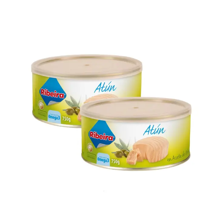 Ribeira Atún en aceite de oliva,2 unidades de 750g - 1