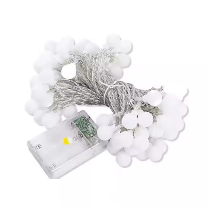 Cadena de luces solares con forma de Estrella y Bola de burbujas para exteriores, impermeable, para decoración de Jardín, Luz de Ambiente, Diseño de Habitación, Luz de color - 1
