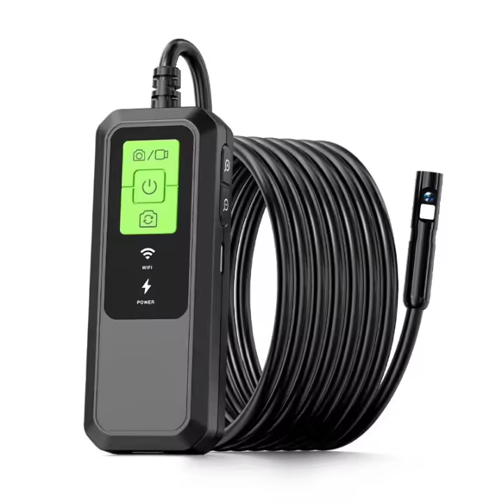 Cámara De Inspección KERUI W600 Dual Con Lente De Agua Impermeable Para Tubería Y Carros Android IOS Endoscopio Inalámbrico De 8mm - 1