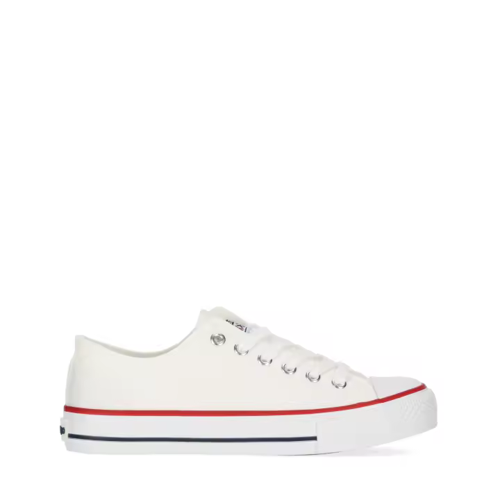 Zapatillas Chika10 Clasicas Blancas Mujer con Cordones - 1