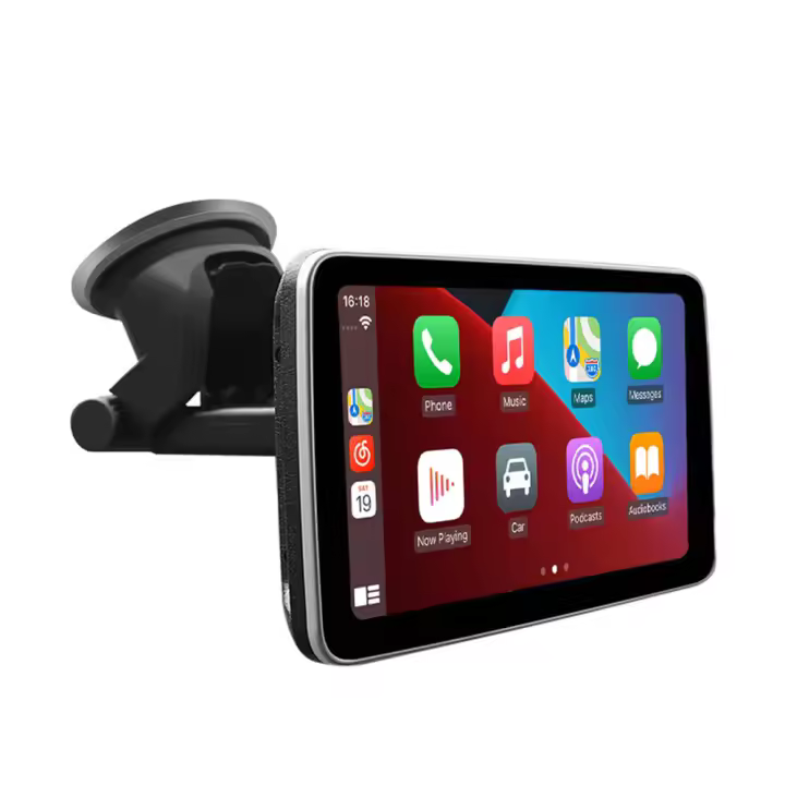 Radio De Coche Universal Sin Cable 7 Pulgadas Con Carplay Y Android Auto Navegación GPS Pantalla Táctil Bluetooth Multimedia Y Video - 1