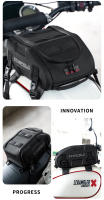Bolsa De Espejo Para Motocicleta Impermeable De Gran Capacidad Negro Estuche Rígido De Almacenamiento Para Carreras Y Viajes - details 15