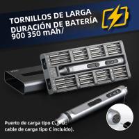 Juego De Destornilladores Eléctricos 51 En 1 Con Carga Por Tipo-C Herramientas De Reparación DIY Para Teléfonos PC Imagen Magnética De Alta Precisión - details 7