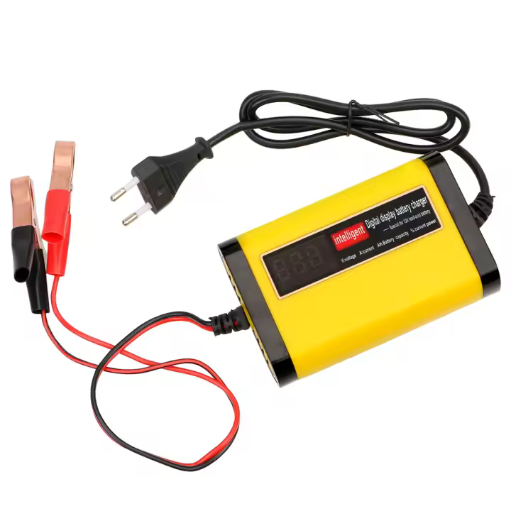 Cargador Inteligente De Batería De Coche Y Motocicleta 12V 6A Para Baterías De Ácido Plomo Con Pantalla LCD Digital - 1