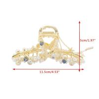 Haimeikang Pinza Para El Cabello Con Borla De Perla Para Mujer Accesorio De Moda En Forma De Concha Y Estrella Cepillo De Cabeza - details 5