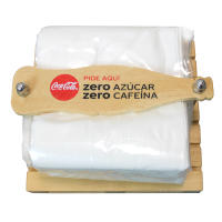 PACK X 6 UNIDADES SERVILLETERO COCA COLA FORMA MINI PALET - Madera Natural 12x13x8cm - details 0
