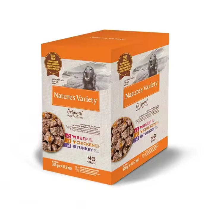 Nature´S Variety Original Paté Multipack Perros Medium/Maxi - 4 X 300 Gr - 1