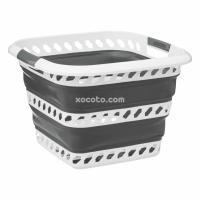 XOCOTŌ® Cesto de la ropa sucia Plegable 6/21/40/45L Flexy - Cesto para la colada Retráctil con Asas y Fácil Transporte, Perfecto para Espacios Reducidos - XOCOTO · Tu Hogar, Cleverly Simple - details 3