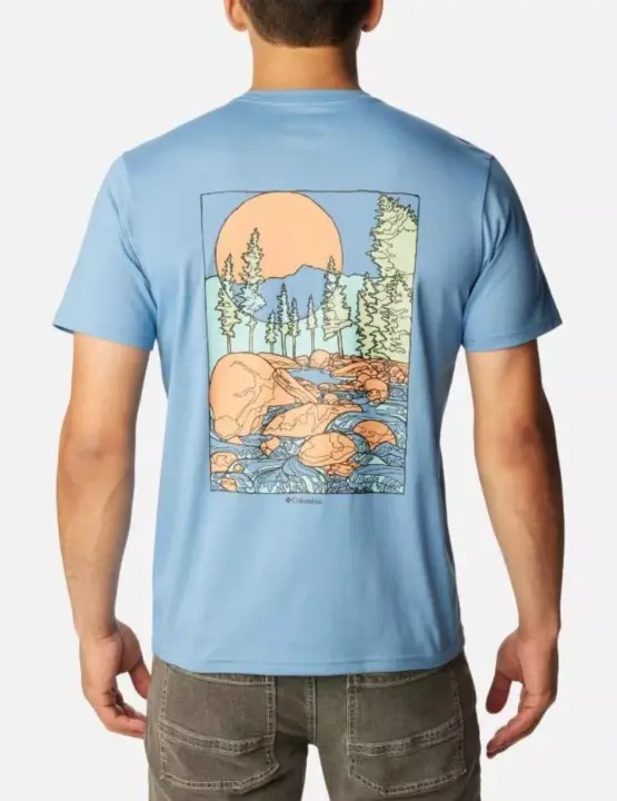 Camiseta Columbia Rapid Ridge Azul hombre - 1