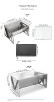 Parrilla De Camping BBQ De Acero Inoxidable Plegable Para Exterior Estilo De Cocina Al Aire Libre Stove De Carbón Material De Madera - details 12