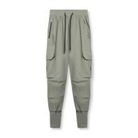 Nuevos Pantalones De Cargo Para Hombre 2024 Multi-Bolsillos Estilo Safari Fitness Y Deporte Pantalones Casuales De Cintura Media - details 46