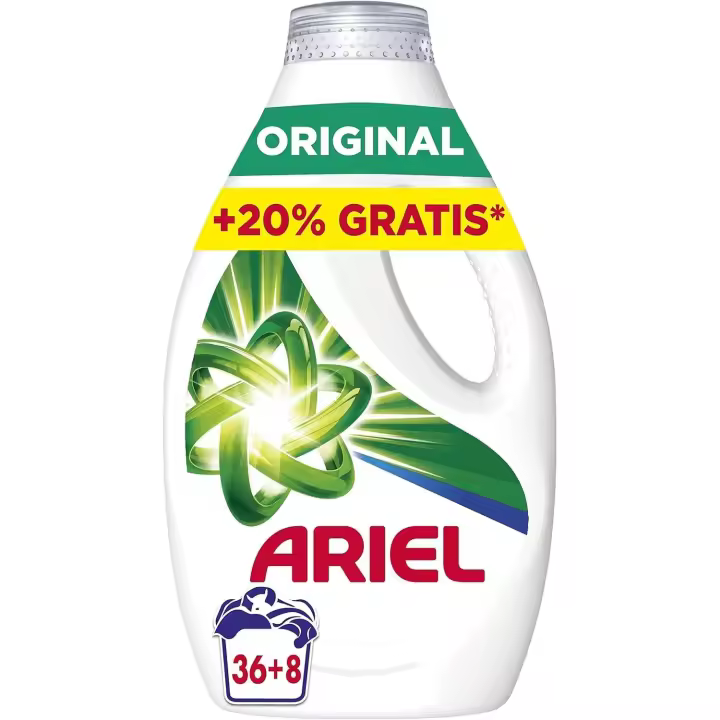 ARIEL LIQUIDO ORIGINAL 44 LAVADOS ( 36+8) - 1