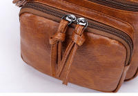 Bolso Cruzado Vintage Yogodlns Para Mujer En Cuero PU Suave Bolsa De Hombro Multifuncional Estilo Mensajero Pequeño Gran Capacidad - details 9