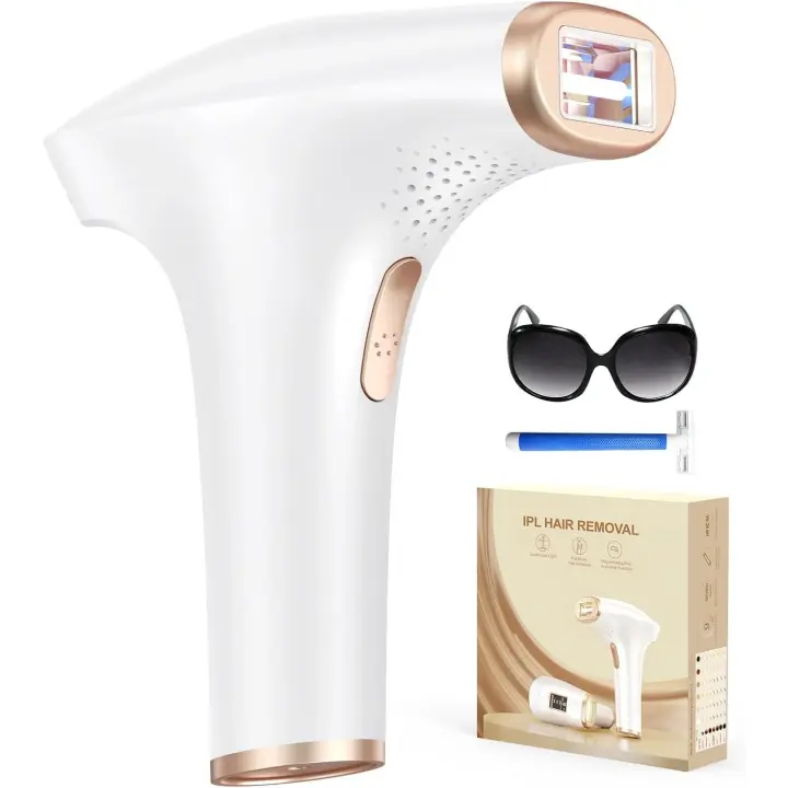 ZKMAGIC Depiladora Laser IPL Depiladora Luz Pulsada con 3 Funciones Avanzadas-HR/SC/RA y 9 Niveles de Energía, 999.900 Flashes de Luz Láser de Depilación para Hombres, Mujeres, Axilas, Piernas, Cuerpo - 1