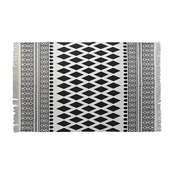 ALFOMBRA ALGODON 120X180X0,7 1000 GSM ROMBOS TX192806 - 1