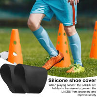 Cubiertas De Laces De Fútbol Para Niños Silicona Accesorio Deportivo Para Zapatos De Fútbol Y Béisbol Cubiertas De Cordones - details 3