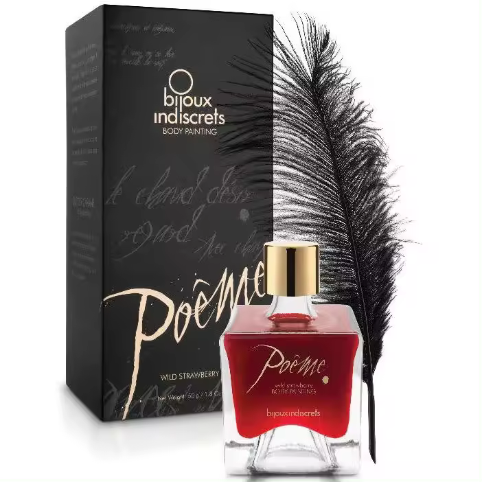 Bijoux Indiscrets Poeme Pintura Comestible Fresa Silvestre 50G - 1