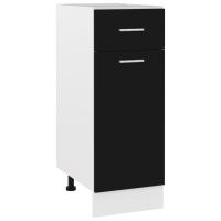 vidaXL Armario inferior cajón cocina “Lyon” madera de ingeniería en color Blanco/Roble artisan/Gris sonoma y más | almacenamiento funcional diseño moderno para baño dormitorio sala - details 8