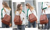 Bolsos de cuero impermeables Antirrobo para Mujer, Bolsos de Hombre, Bolso de Viaje informal ZP - details 4