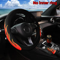 Funda De Volante De Tela Impermeable 3 Piezas Sin Anillo Interior Adecuada Para 14.5-15 Pulgadas Cubre Manija Y Freno De Mano - details 0