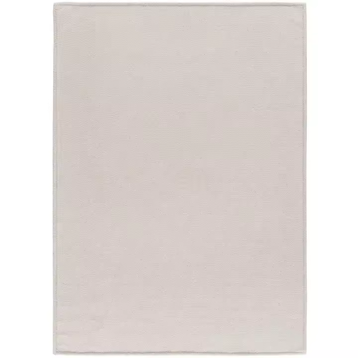 ATTICGO Alfombra de Interior Lavable en Blanco - Saffi Liso | 80X150, 120X170, 140X200, 160X230, 60X120 cm - 1