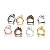 6-12Pcs/lot Gancho Para Pendientes De Color Oro Clavija Retro Con Cierre De Bucle Abierto Accesorios De Joyería Para DIY - details 10