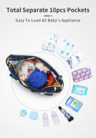 Nueva Estilo Bolsa De Pañales Impermeable Gran Capacidad Para Viaje Multifuncional Para Maternidad Bebé Carrito De Compras - details 2