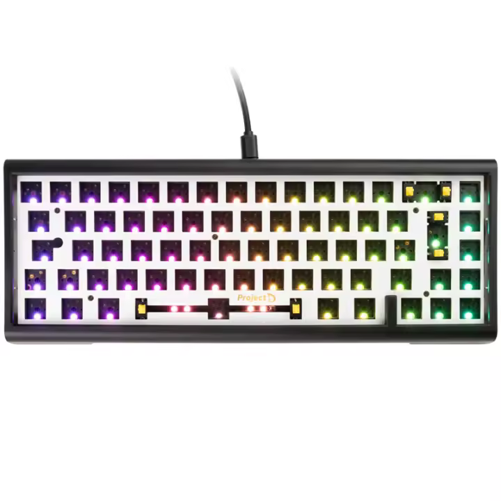 Barebone Ducky Tinker65 65% RGB Negro (ISO) - 1