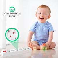 Aigostar Regleta alargador de 2/3/4/5/6 enchufes con cable de 1.5/3/5 metros e interruptor. Color Blanco - details 2