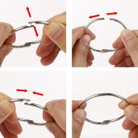 Anillos De Cortina Metálicos 12pcs Gancho Para Colgar Rodillos De Cortina Resistentes Y Adecuados Para Rodillos De 20-40MM - details 3