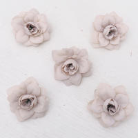 20pcs Flores Artificiales De Seda Pequeñas Rosa Para Decoración De Navidad Boda Sala De Estar Accesorio DIY De Mesa - details 7