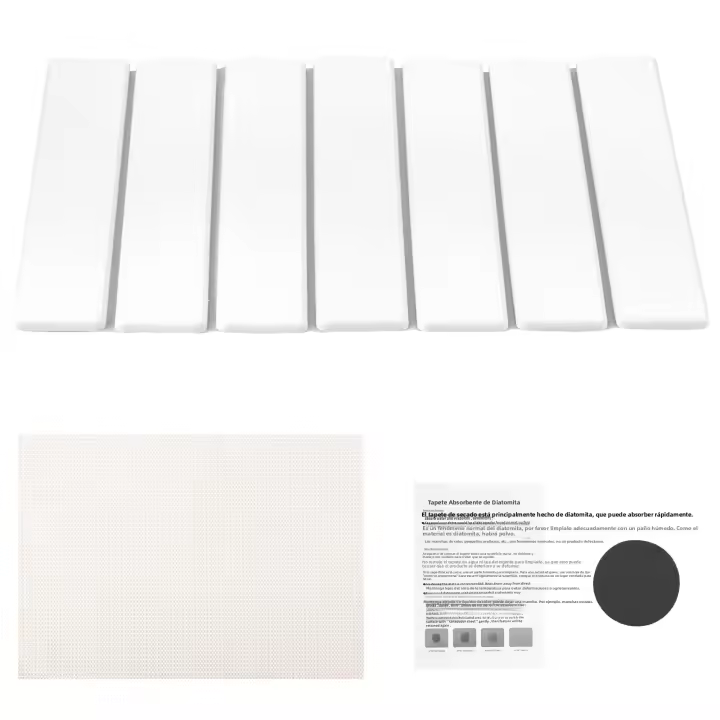 Alfombrilla De Secado De Cocina Plegable Absorbente Antideslizante Para Tazas De Café Accesorios De Cocina Ecológicos De Piedra - 1
