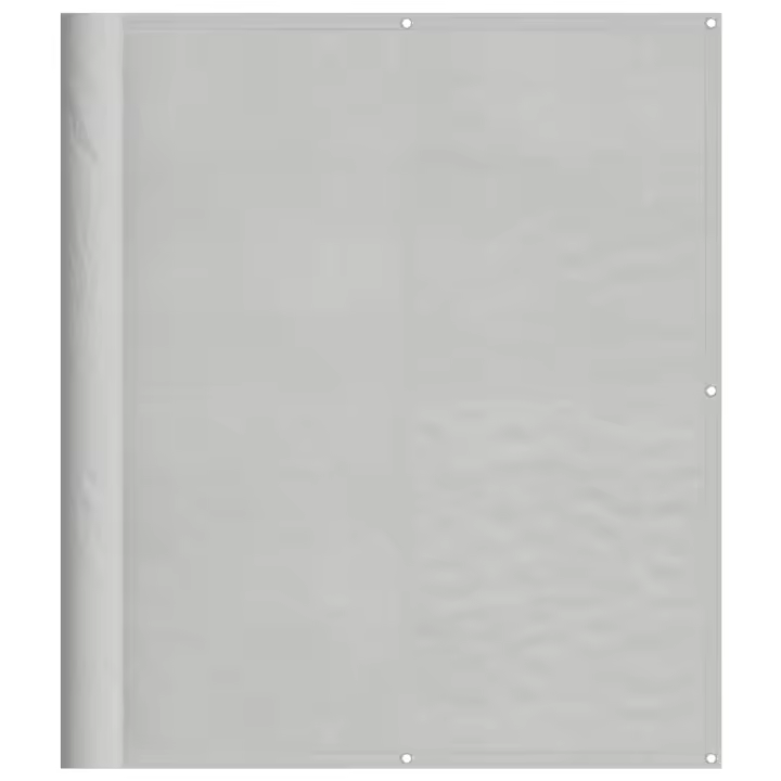 Pantalla de Balcón 100% poliéster Oxford gris Claro 120x700 cm - 1