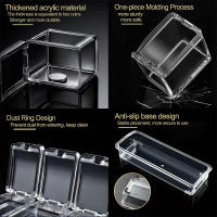 Caja De Condimentos Transparente Con Cuchara Almacenamiento De Especias Organizador De Cocina Para Pimienta Y Especias Tamaño 23.5x9.5x8.5cm - details 4