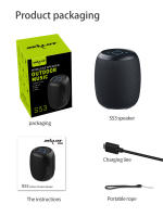 Altavoz Inalámbrico Portátil ZEALOT S53 10W Con Subwoofer Dual Pairing IPX5 Impermeable 3600mAh Para Exteriores Y Camping - details 6