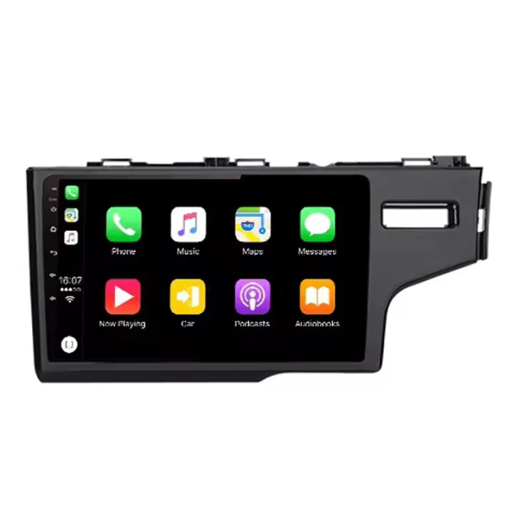 AWESAFE inalámbrico CarPlay Android Auto Radio para HONDA FIT JAZZ 2014 2015 coche reproductor multimedia GPS 2 din autoradio volante controles RDS Bluetooth - 1
