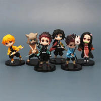 Figura De Acción Demon Slayer Kimetsu No Yaiba Kamado Tanjirou Con Agatsuma Zenitsu Nezuko Kyoujurou PVC Modelo Juguete Regalo Para Fans De Anime - details 12