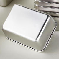 Caja De Almacenamiento De Alimentos De Acero Inoxidable 600ml Con Tapa De Plástico Para Refrigerador Conservación De Frescura Para Picnics - details 8