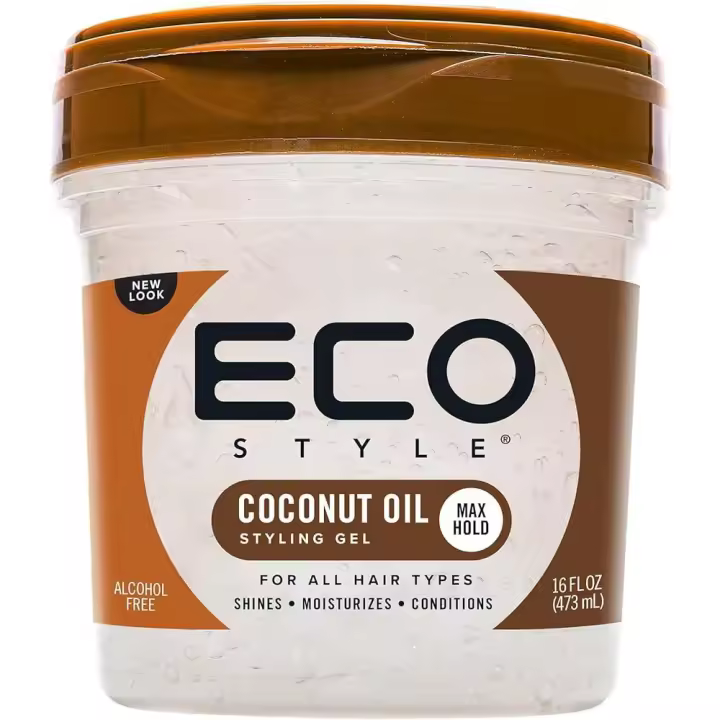 Gel de Peinado, ECO STYLE, de Aceite de Coco, Gel Natural, Gel sin Alcohol. 473ml - 1