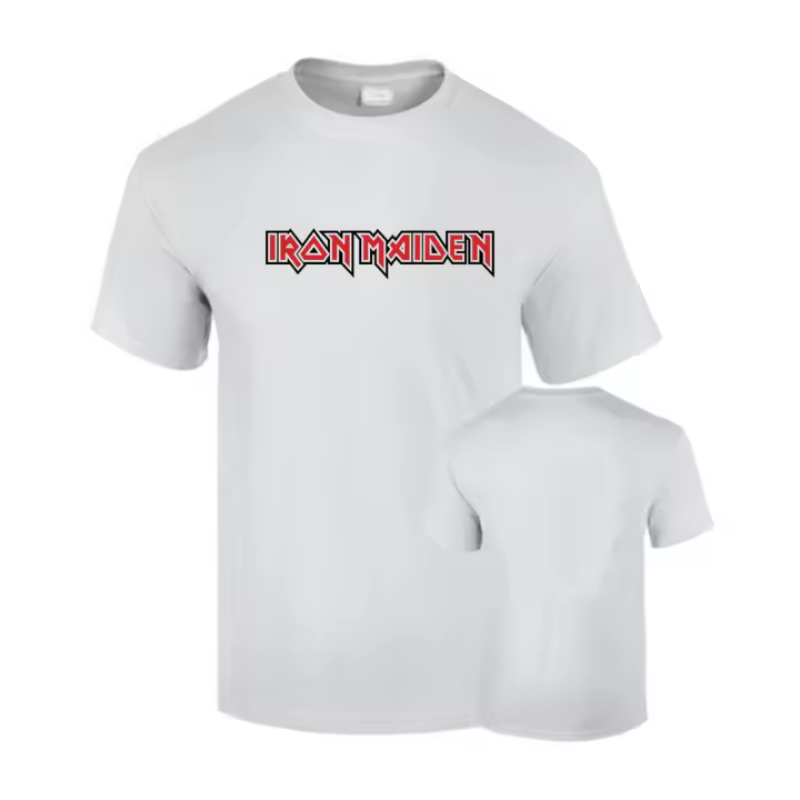 Camiseta Premium Iron Maiden Heavy Metal Musica  Calidad 190grs blanca o negra 100% algodon Unisex - 1