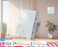 Termostato Inteligente WiFi Tuya Control Remoto De Temperatura Para Calefacción Eléctrica Piso Agua/Gas Boilero Compatible Con Yandex Google Home Alexa - details 0