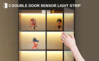Tira De Luces LED COB Con Sensor De Doble Puerta Para Decoración De Armario Vitrina Y Cava De Vino Control Por SensorInterruptor De Luz Sensorial - details 0