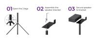 Barra de sonido Ultimea Nova S80 5.1.2ch con par de soportes para altavoces, Dolby Atmos, Potencia máxima 520W, compatible con 4K HDR, subwoofer inalámbrico de 8', sistema de sonido envolvente para cine en casa, 2 altavoces de proyección ascendente - details 11