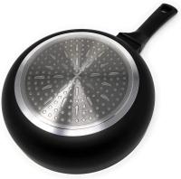 Sartén Freidora con Cestillo - Inducción Rápida - Sartén para Freír Honda - Sartén Profunda - Negra- Woks - 26 cm, M2 Tec - details 1