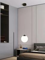 Modern Simple Lámpara Colgante LED Nordic Para Sala De Estar Dormitorio Restaurante Bar Decoración Hogar 220V Metal Blanco - details 7
