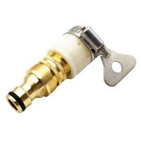 Adaptador De Grifo Universal Para Tubo De Jardín 15-23mm Conector De Agua Herramientas De Riego Material Aleación De Aluminio Pintura De Cobre - details 25