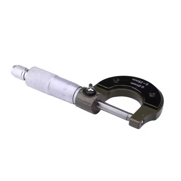 Micrómetro De Diámetro Exterior 0-25mm/0.001mm Herramienta De Medición Precisión Vernier Calibradora Para Bricolaje En Madera - 1